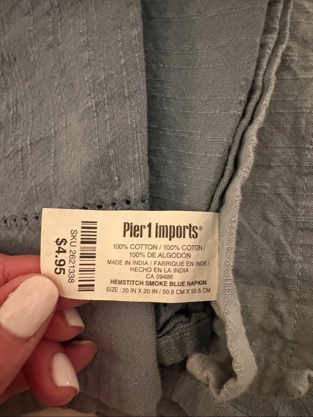 Pier 1 cloth napkins - six of them
